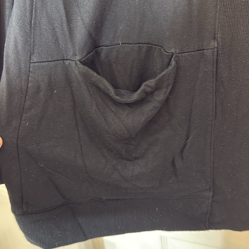 Athleta Studio Wrap Black Cardigan XL - Picture 9 of 16